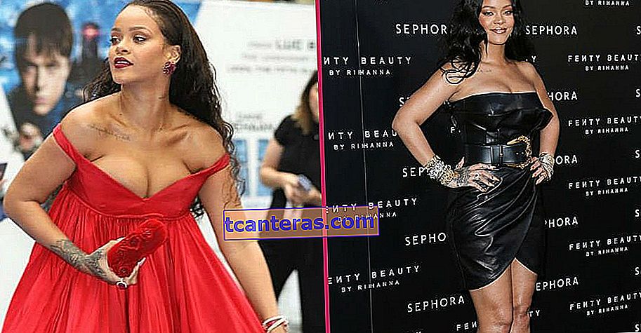 Como Rihanna foi ridicularizada por sua perda de peso em um curto espaço de tempo?